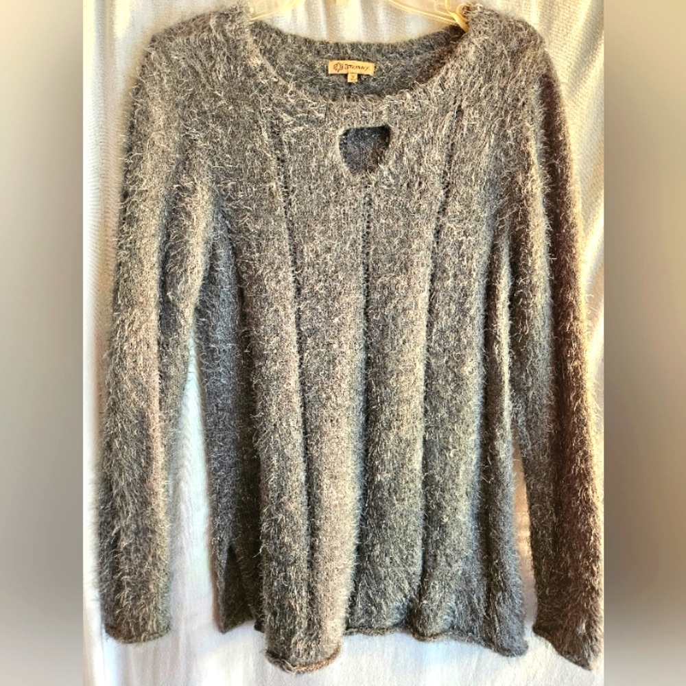 Democracy Cozy Taupe Sweater Sz M